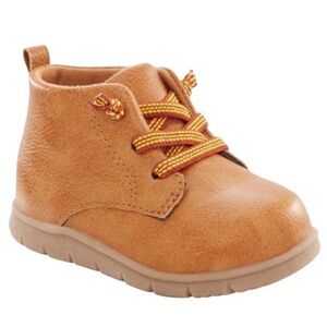 New - Carter's Just One You Toddler Boys' First Walker Boots in Tan